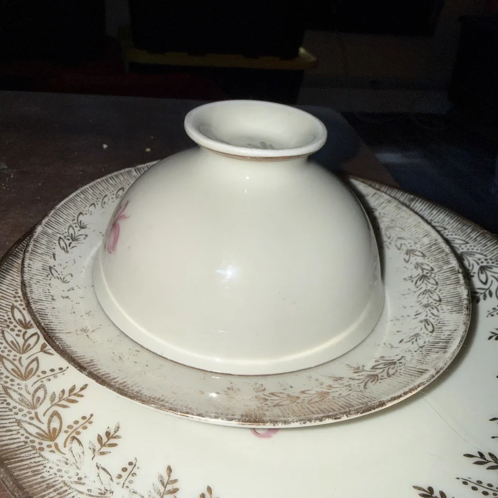 Vtg Rare Winterling Marktleuthem Bavaria Tea Cup, Saucer, Dessert Plate 3 pc set